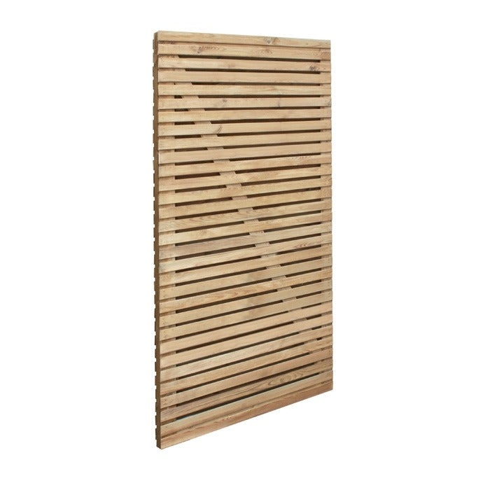 Hartwood 6' x 3' Pressure Treated Contemporary Double Slatted Gate | Sheds.co.uk