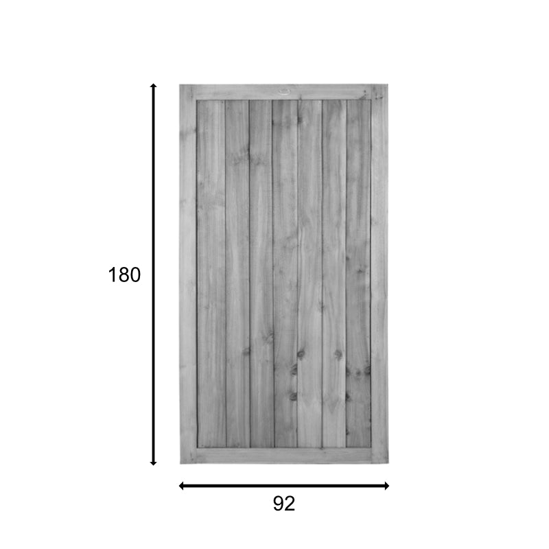 Hartwood 6' x 3' Pressure Treated Feather Edge Gate | Sheds.co.uk