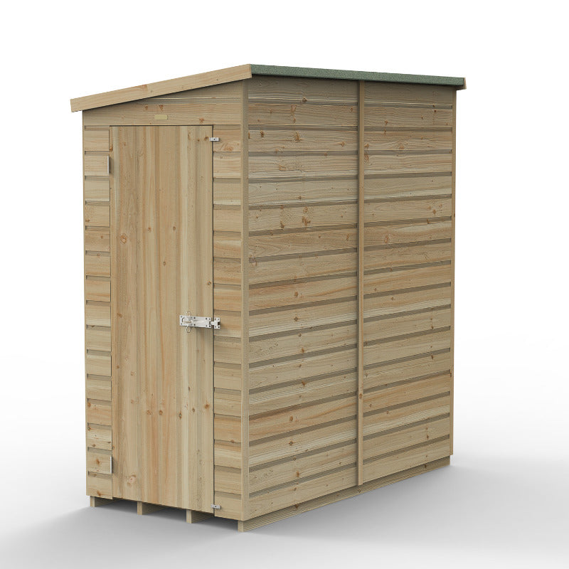 Hartwood 6' x 3' Pressure Treated Windowless Shiplap Pent Lean-To Shed | Sheds.co.uk