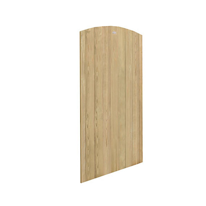 Hartwood 6' x 3' Pressure Treated Vertical Tongue & Groove Gate With Curved Top | Sheds.co.uk