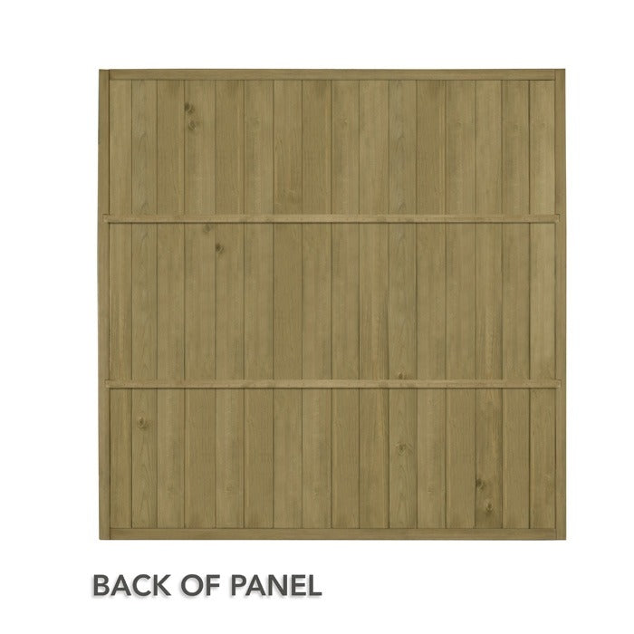 Hartwood 6' x 6' Vertical Tongue & Groove Pressure Treated Fence Panel | Sheds.co.uk