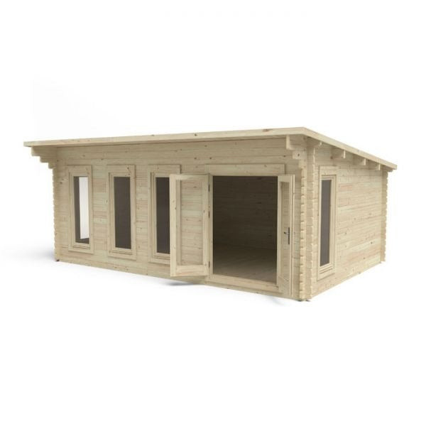 Hartwood 6m x 4m Elmley Log Cabin | Sheds.co.uk
