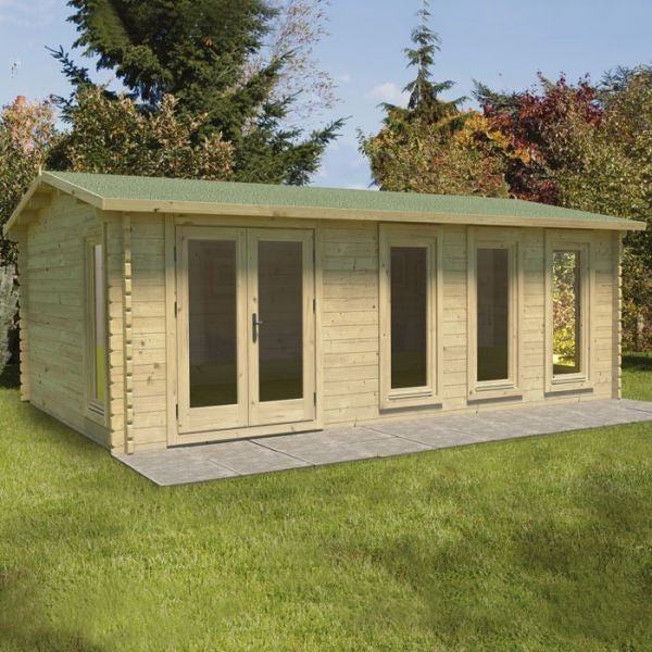 Hartwood 6m x 4m Ettington Log Cabin | Sheds.co.uk