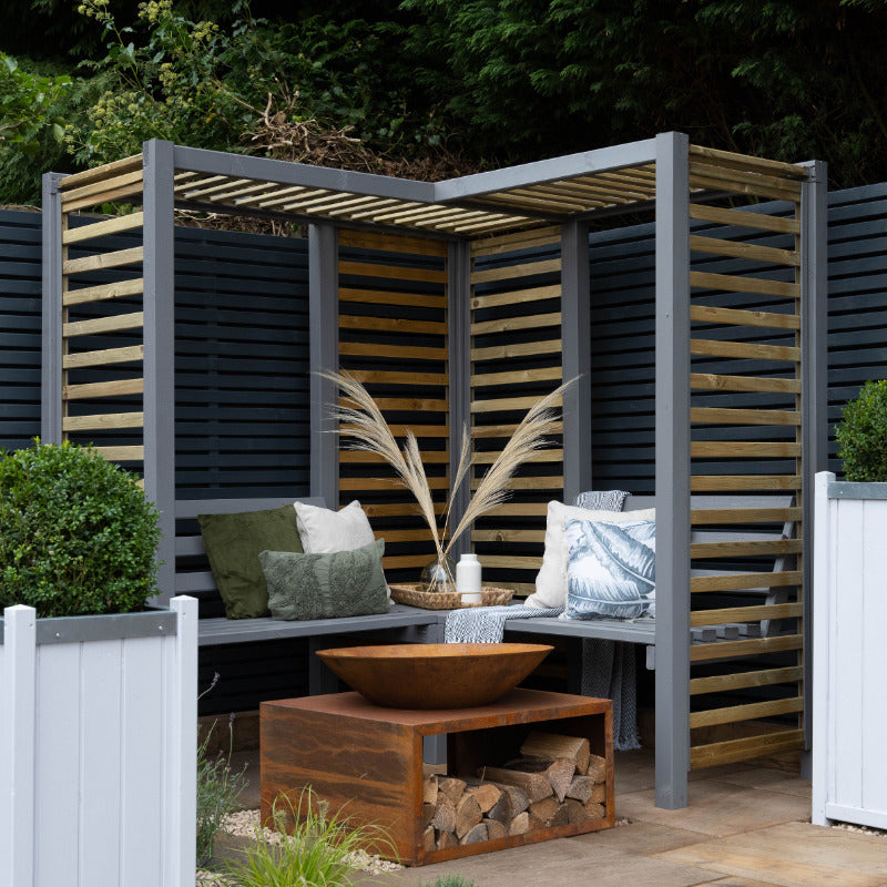 Hartwood Chester Corner Arbour Seat | Sheds.co.uk