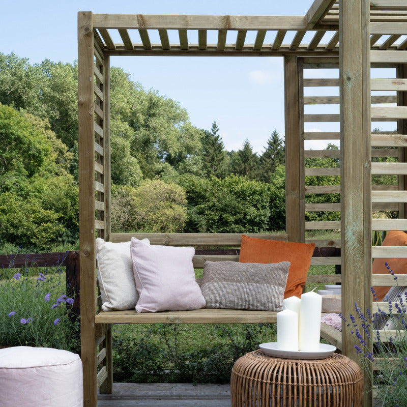 Hartwood Chester Corner Arbour Seat | Sheds.co.uk