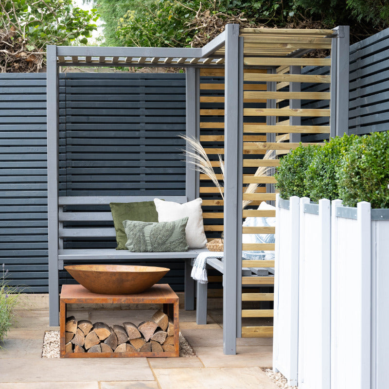 Hartwood Chester Corner Arbour Seat | Sheds.co.uk