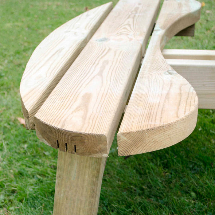 Hartwood Circular Picnic Table | Sheds.co.uk