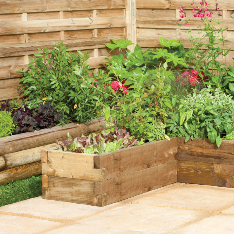 Hartwood Corner Raised Bed | Sheds.co.uk