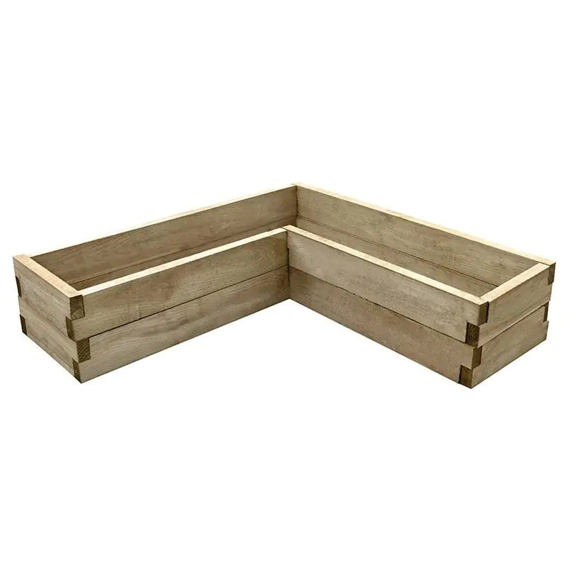 Hartwood Corner Raised Bed | Sheds.co.uk