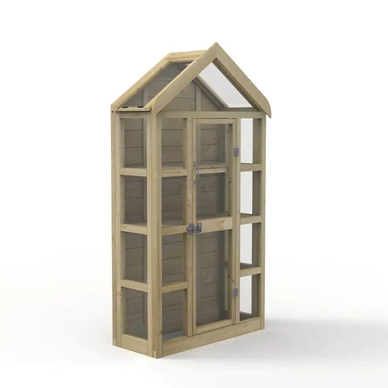 Hartwood Georgian Wall Greenhouse With Auto Vent | Sheds.co.uk