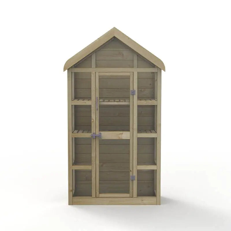 Hartwood Georgian Wall Greenhouse With Auto Vent | Sheds.co.uk