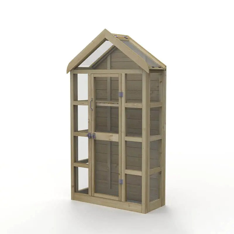 Hartwood Georgian Wall Greenhouse With Auto Vent | Sheds.co.uk