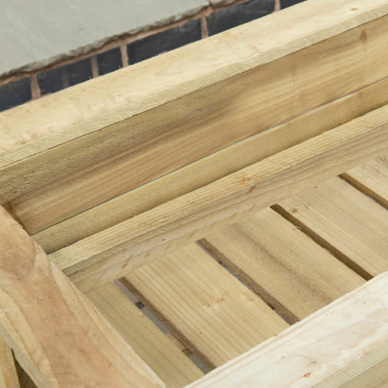 Hartwood Grow Bag Tray Container | Sheds.co.uk