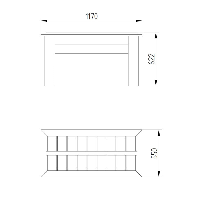 Hartwood Grow Bag Tray Container | Sheds.co.uk