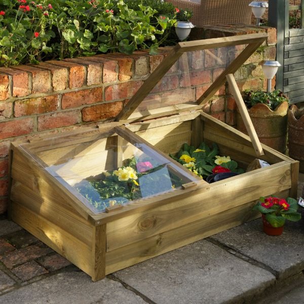 Hartwood Large Overlap Cold Frame | Sheds.co.uk