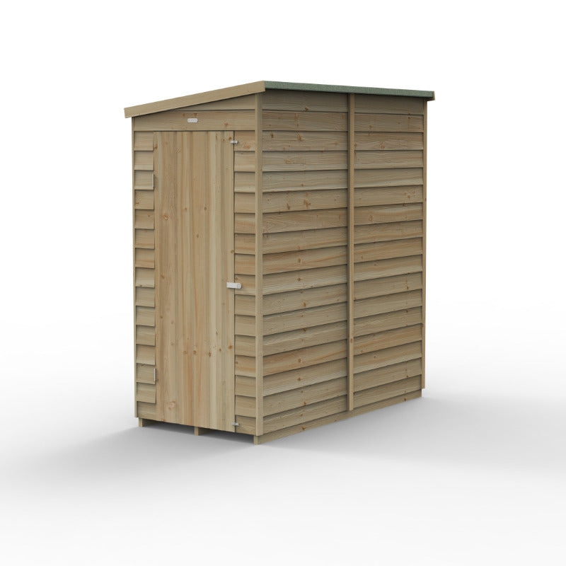 Hartwood Life Time 3' x 6' Windowless Overlap Pressure Treated Pent Lean-To Shed | Sheds.co.uk