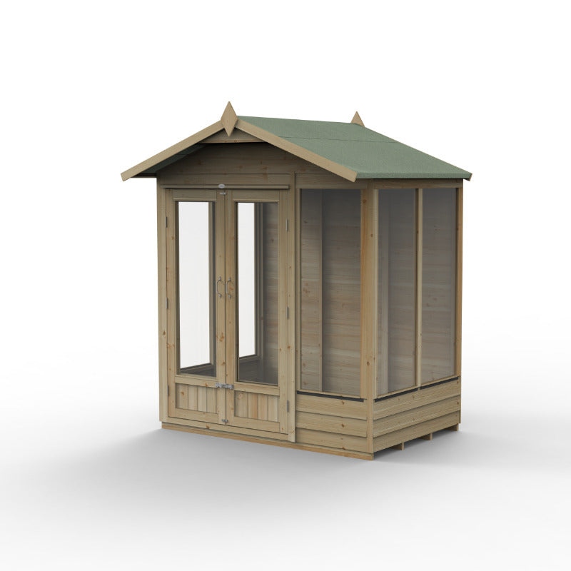 Hartwood Life Time 6' x 4' Pressure Treated Overlap Apex Summer House | Sheds.co.uk