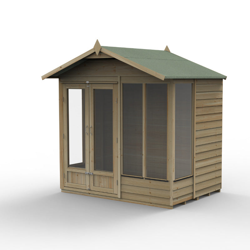 Hartwood Life Time 7' x 5' Pressure Treated Overlap Apex Summer House | Sheds.co.uk