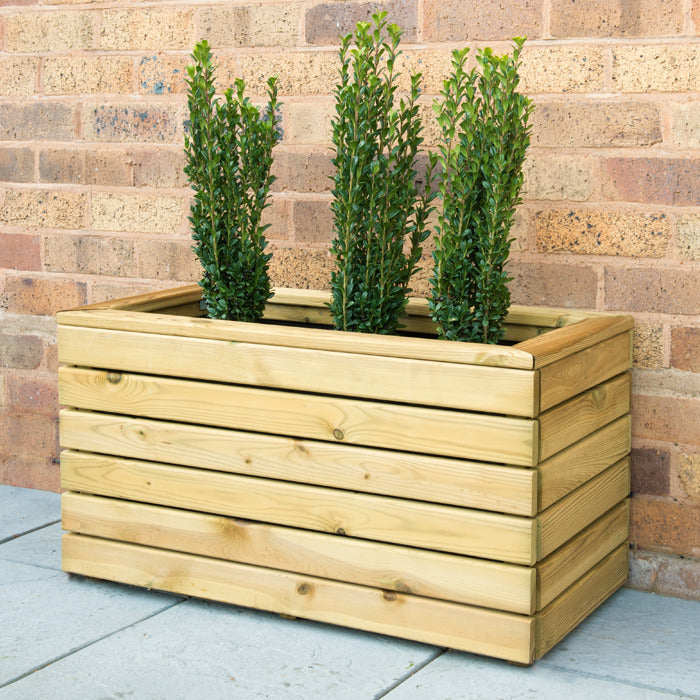 Hartwood Linear Double Planter | Sheds.co.uk