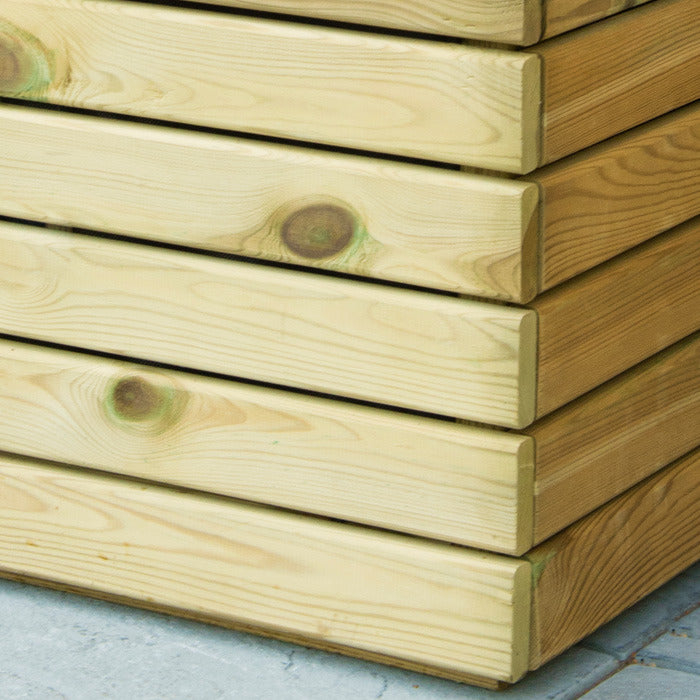 Hartwood Linear Square Planter | Sheds.co.uk