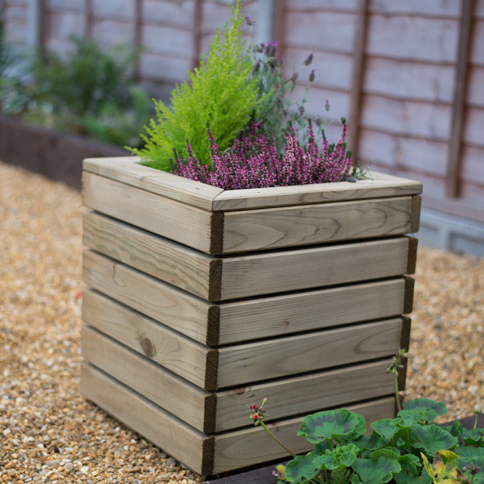 Hartwood Linear Square Planter | Sheds.co.uk