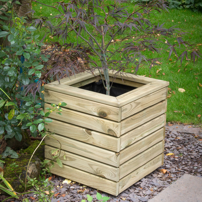 Hartwood Linear Square Planter | Sheds.co.uk