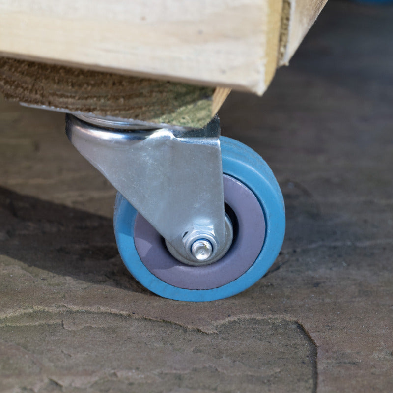 Hartwood Linear Tall Planter With Wheels | Sheds.co.uk