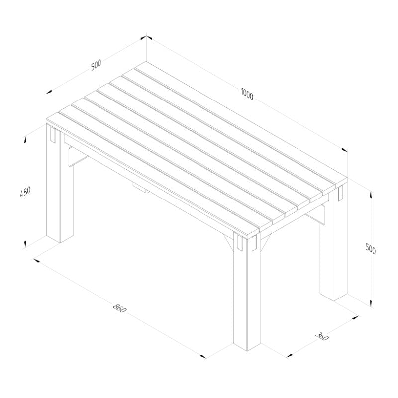 Hartwood Modular Garden Seating With Trellis - Option 1 | Sheds.co.uk