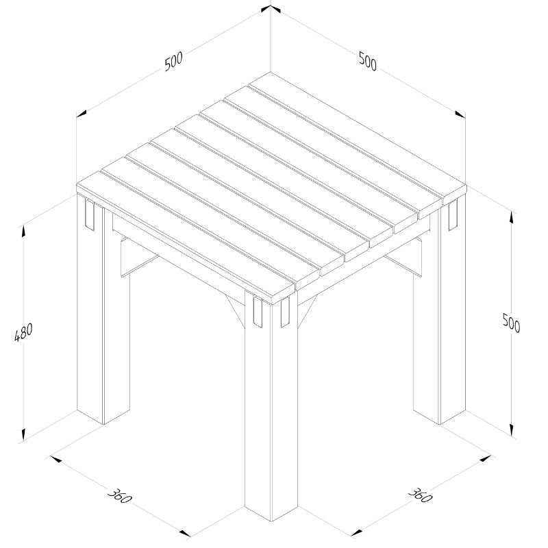 Hartwood Modular Garden Seating With Trellis - Option 2 | Sheds.co.uk