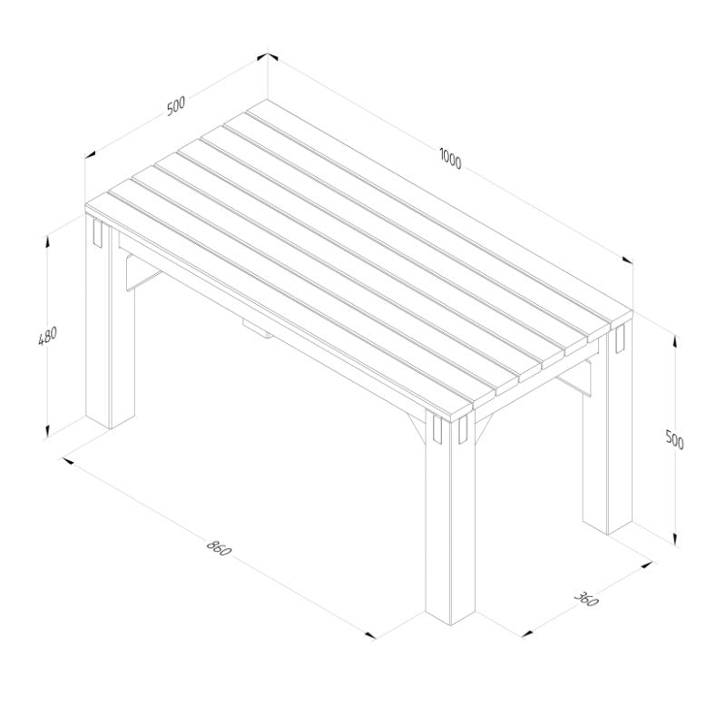 Hartwood Modular Garden Seating With Trellis - Option 4 | Sheds.co.uk