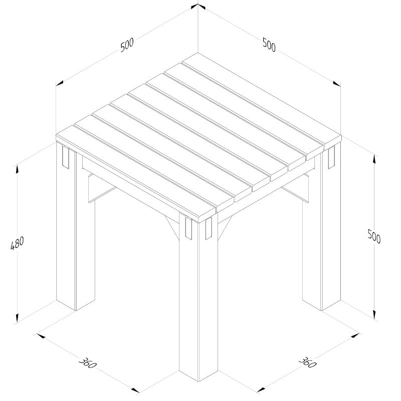 Hartwood Modular Garden Seating With Trellis - Option 5 | Sheds.co.uk