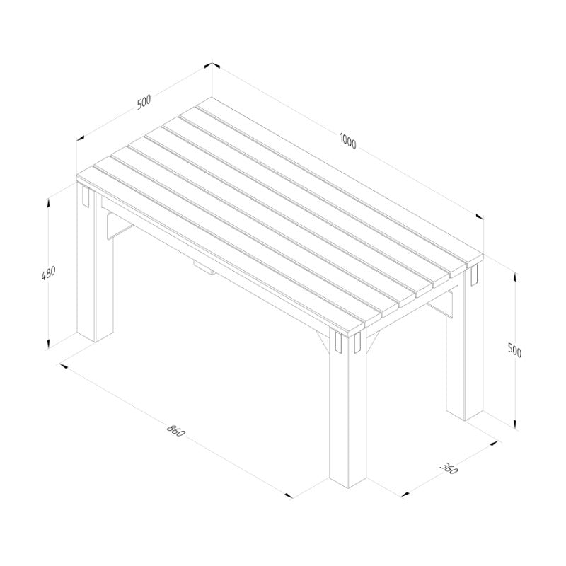 Hartwood Modular Garden Seating With Trellis - Option 5 | Sheds.co.uk