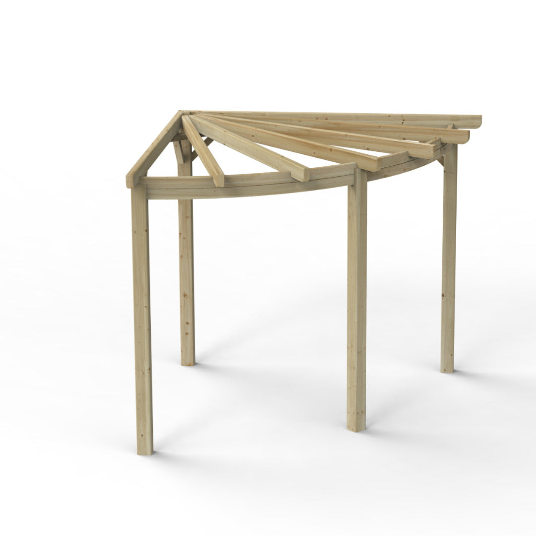 Hartwood Premium Radial Pergola | Sheds.co.uk