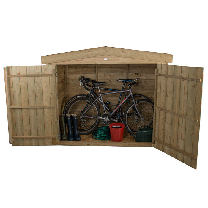 Hartwood Pressure Treated Overlap Apex Large Outdoor Store | Sheds.co.uk