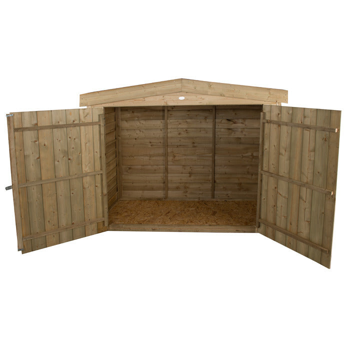 Hartwood Pressure Treated Overlap Apex Large Outdoor Store | Sheds.co.uk