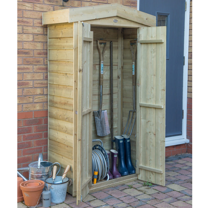 Hartwood Pressure Treated Overlap Apex Tall Garden Store | Sheds.co.uk