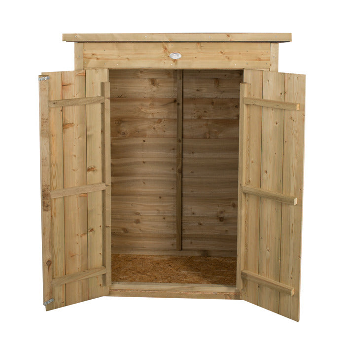 Hartwood Pressure Treated Overlap Pent Garden Store | Sheds.co.uk