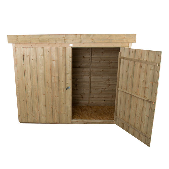 Hartwood Pressure Treated Overlap Pent Large Outdoor Store | Sheds.co.uk