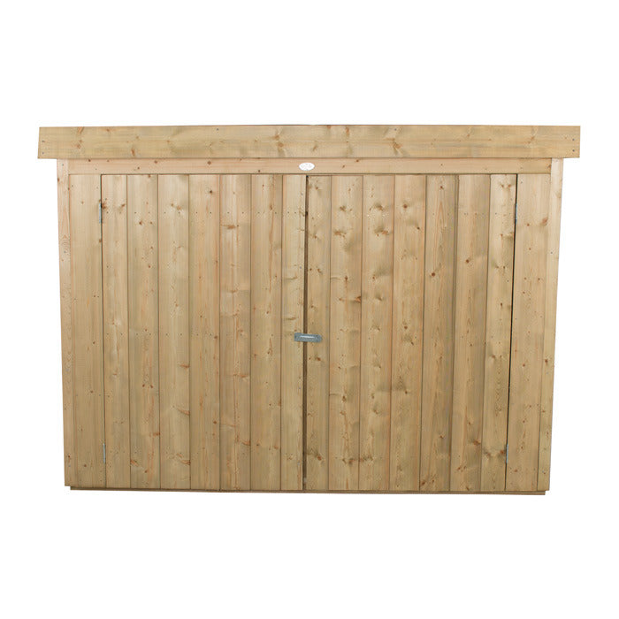 Hartwood Pressure Treated Overlap Pent Large Outdoor Store | Sheds.co.uk