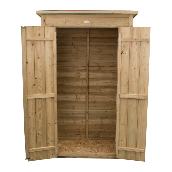 Hartwood Pressure Treated Overlap Pent Tall Garden Store | Sheds.co.uk