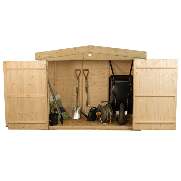 Hartwood Pressure Treated Shiplap Apex Large Outdoor Store | Sheds.co.uk