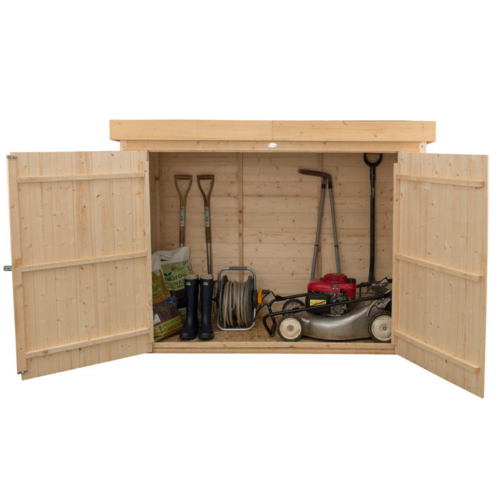 Hartwood Pressure Treated Shiplap Pent Large Outdoor Store | Sheds.co.uk