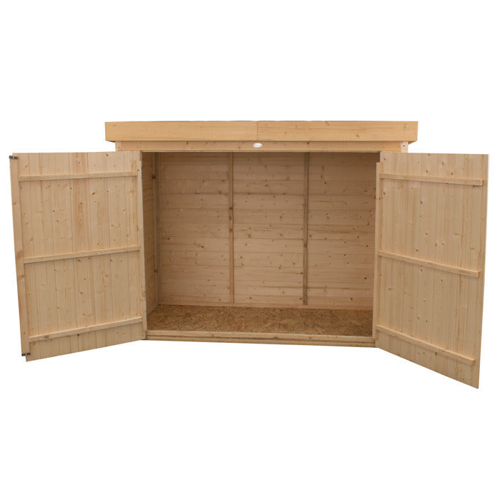 Hartwood Pressure Treated Shiplap Pent Large Outdoor Store | Sheds.co.uk