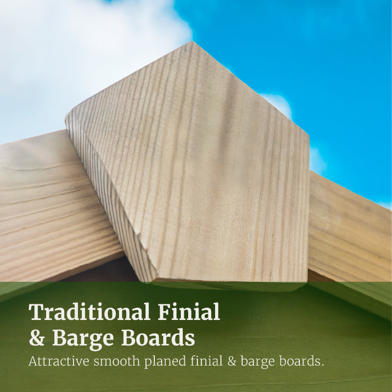 Hartwood 5' x 7' Pressure Treated Premium Tongue & Groove Apex Shed | Sheds.co.uk