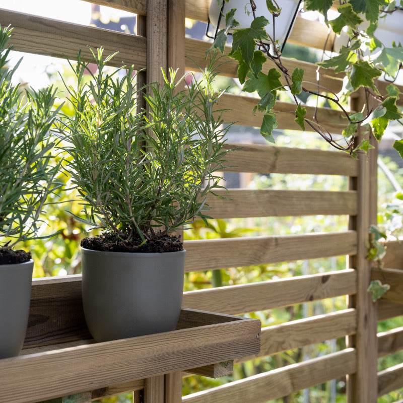 Hartwood Slatted Wall Planter | Sheds.co.uk