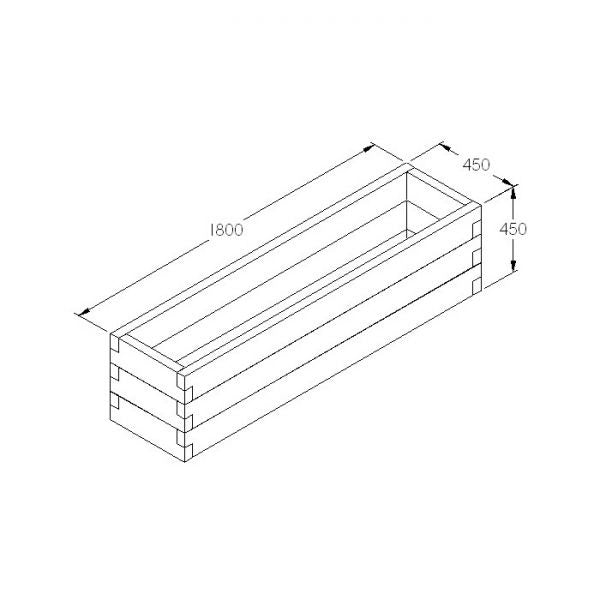Hartwood Small Raised Bed