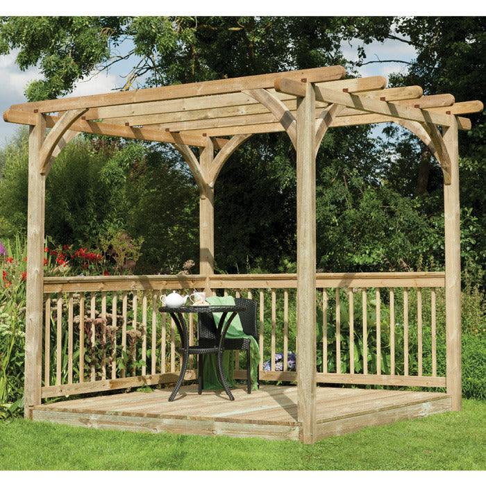 Hartwood Supreme Pergola Decking Kit | Sheds.co.uk
