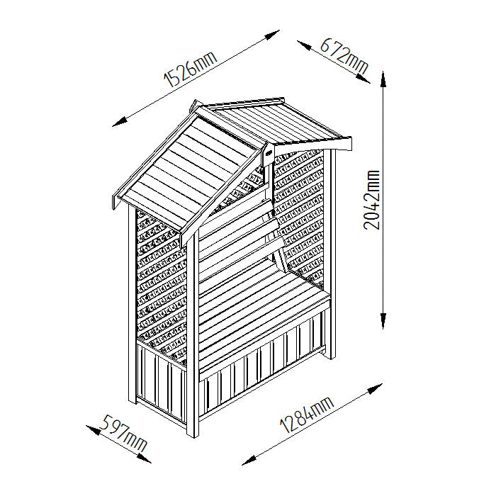 Hartwood Surrey Arbour Seat