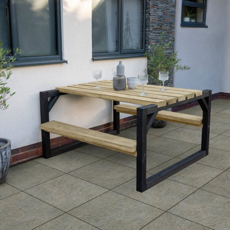 Hartwood Wooden City Picnic Bench | Sheds.co.uk