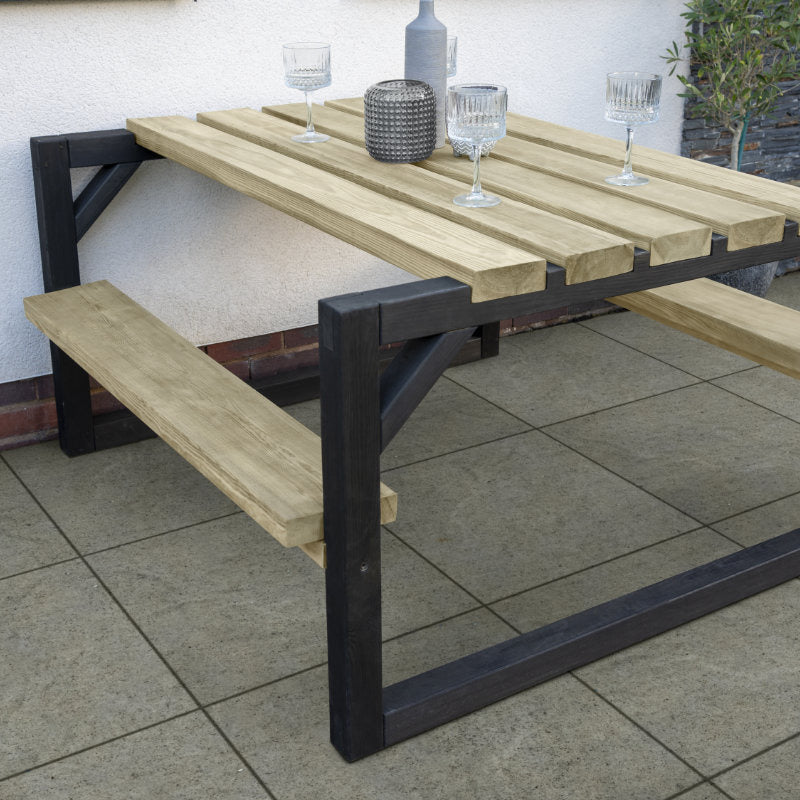 Hartwood Wooden City Picnic Bench | Sheds.co.uk